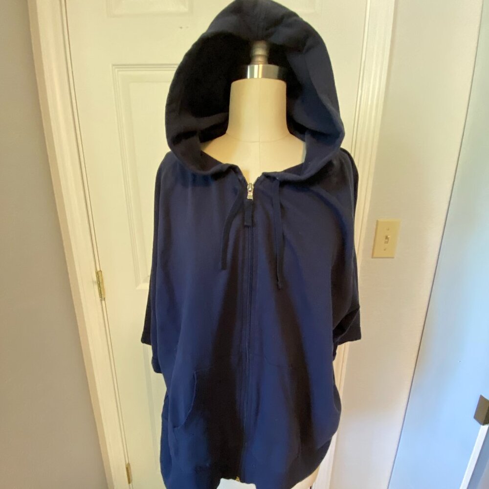 Zippered Hooded Sweat Shirt 2X